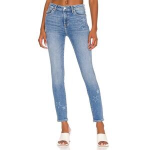 Lovers + Friends Ricky Low Rise Skinny Jeans in Walk of Fame